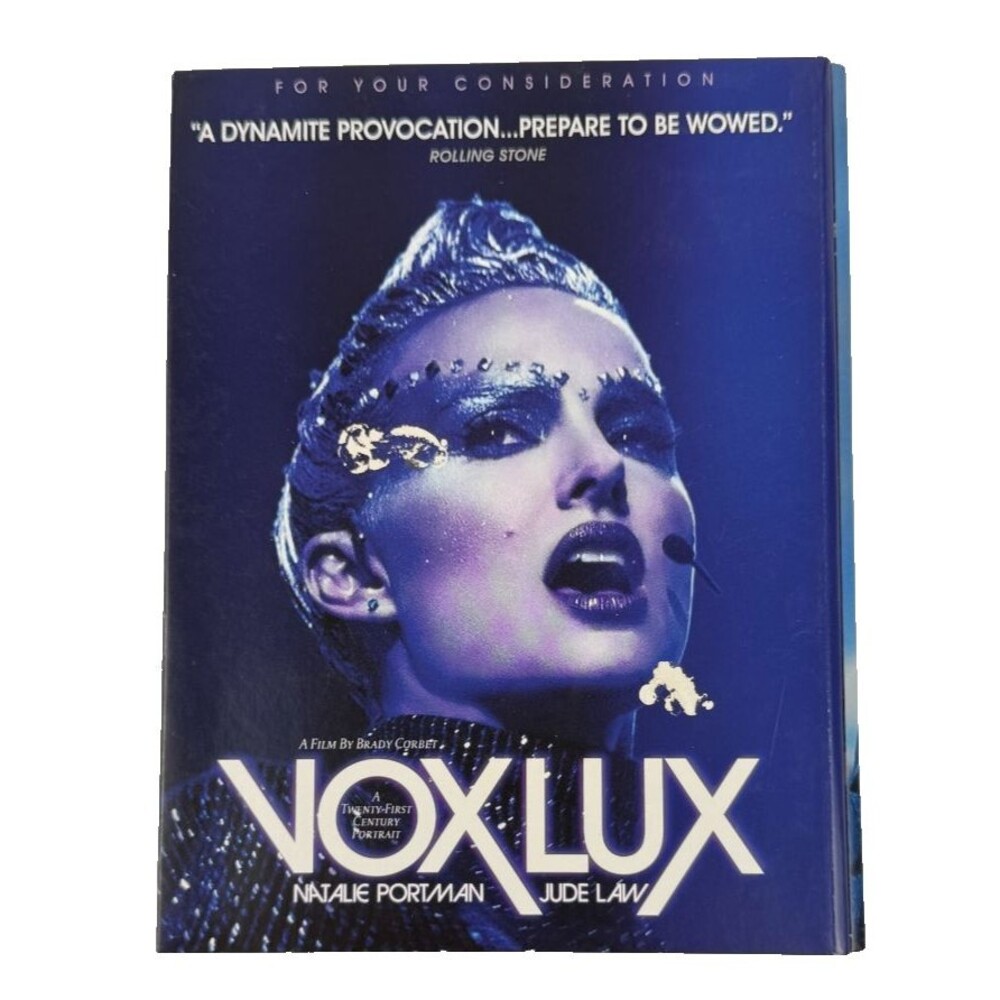 Vox Lux FYC 2018 For Your Consideration screener DVD Brady Corbet